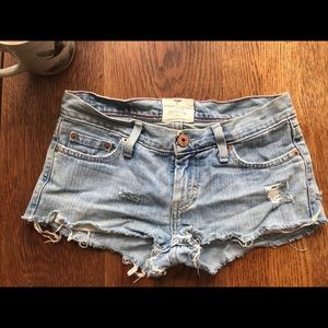 American Eagle distressed shorts
